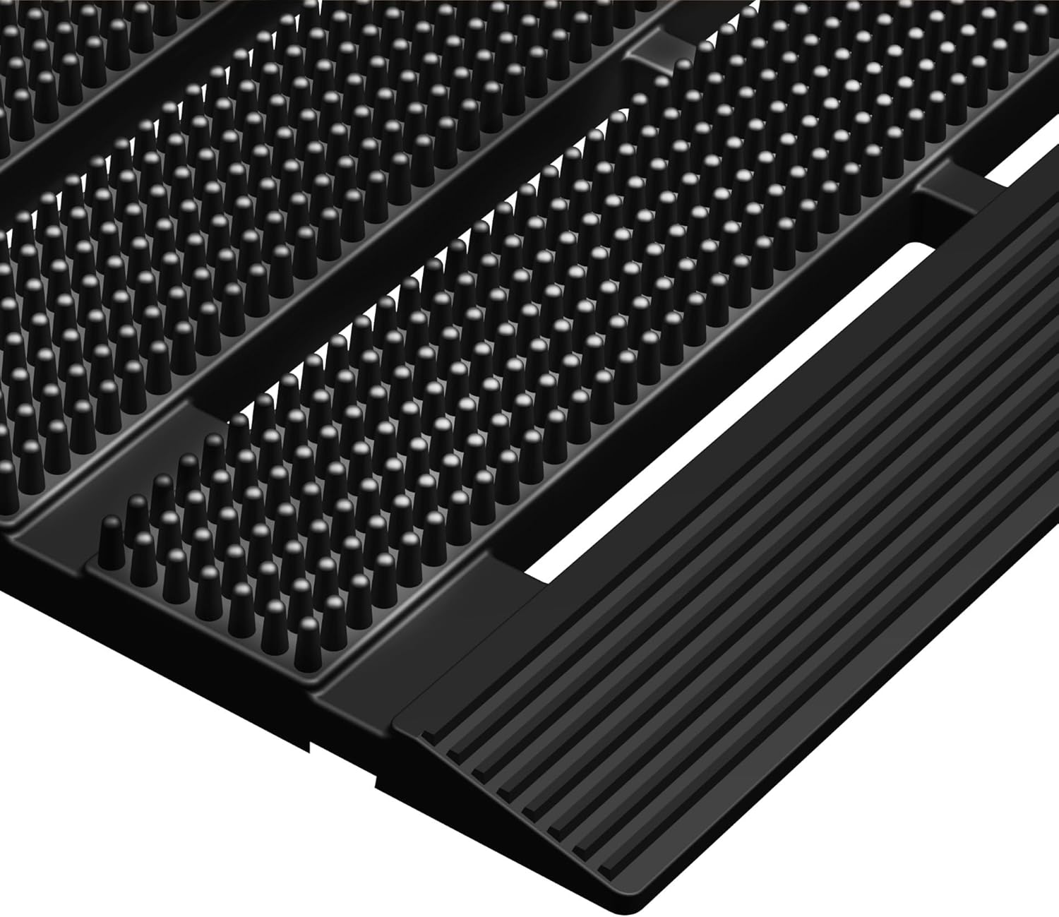 MATALL Heavy Duty Outdoor Mat - 18 x 30 Inches Non-Slip Drainage Floor Mat for All Weather Garage Pool Home Entry Indoor Mud Mat