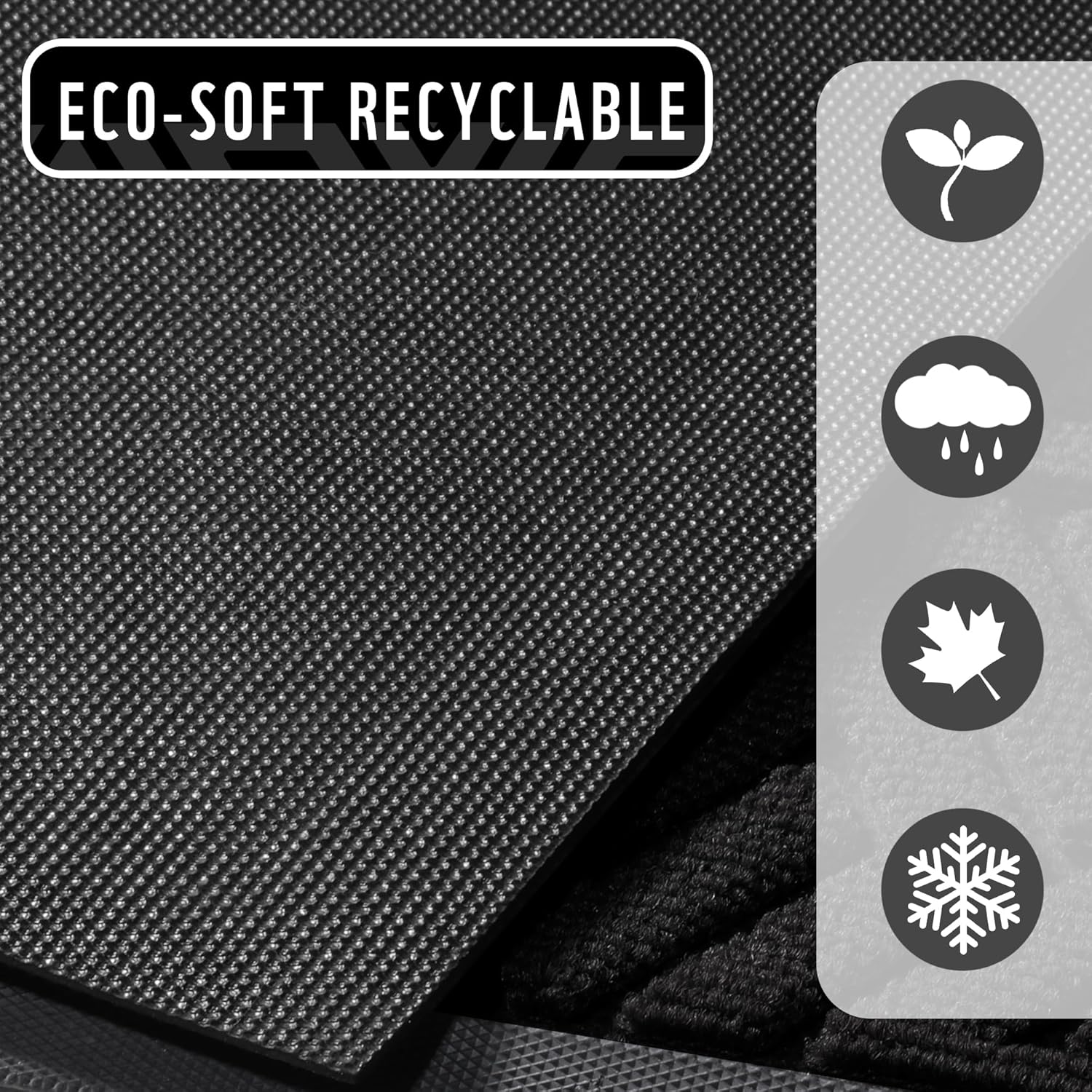Yimobra Doormat Outdoor Entrance 29.5x17, All-Weather Waterproof Outdoor Mats for Front Door, Non Slip Welcome Door Mat for Patio Proch Outside Entryway Indoor, Black