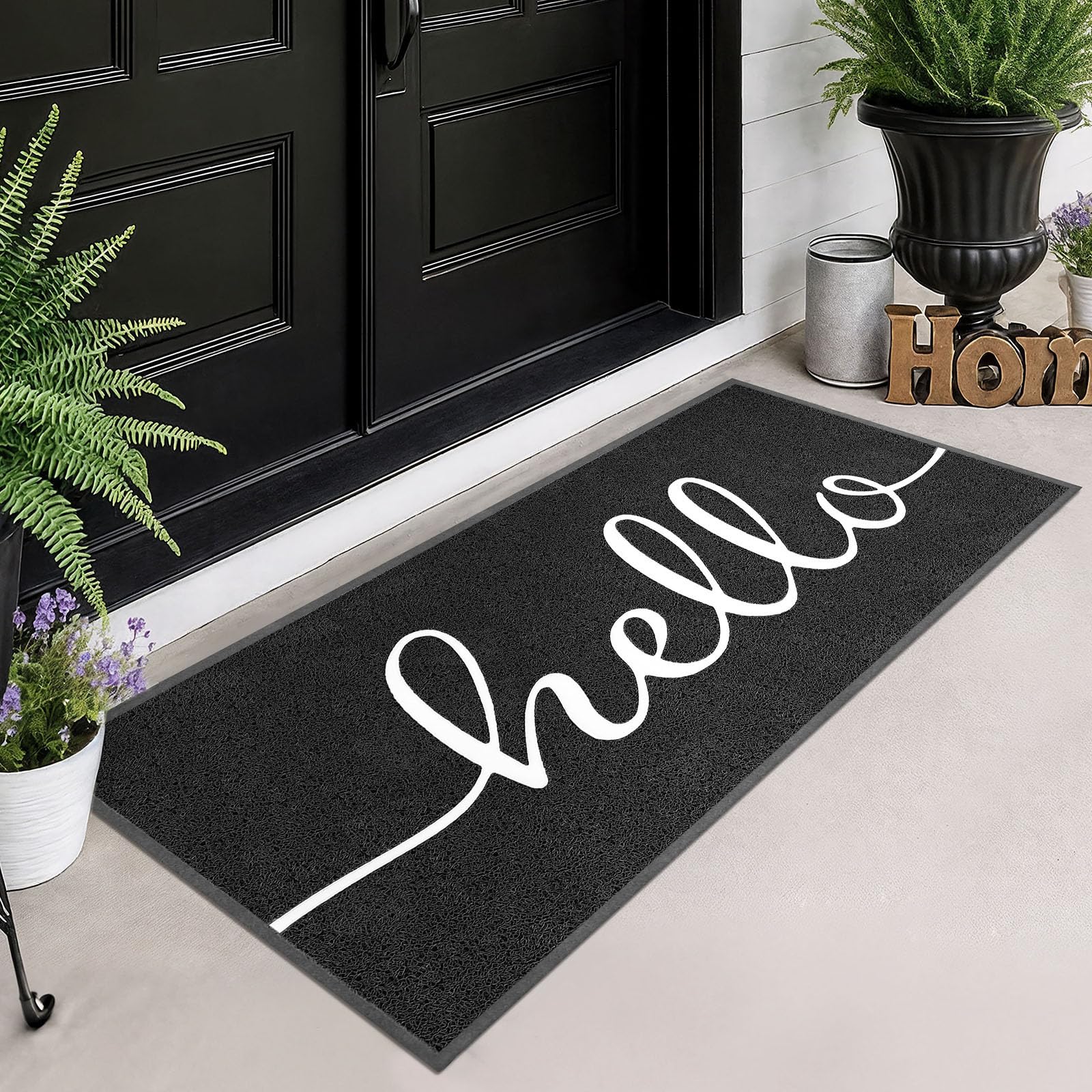 EARTHALL Funny Welcome Mats, Front Door Mat for Outside Entry, Doormat Outdoor/Indoor Entrance, Rugs Entryway Indoor, Outdoor Home Porch Decor 30"x17.5"