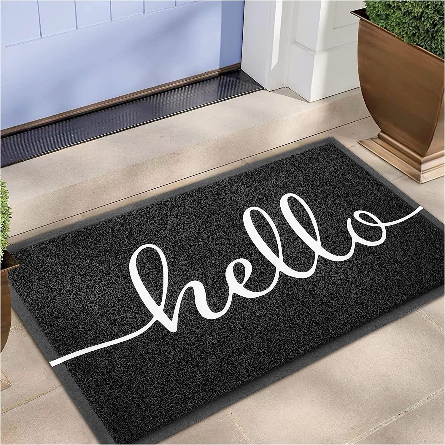 EARTHALL Funny Welcome Mats, Front Door Mat for Outside Entry, Doormat Outdoor/Indoor Entrance, Rugs Entryway Indoor, Outdoor Home Porch Decor 30"x17.5"