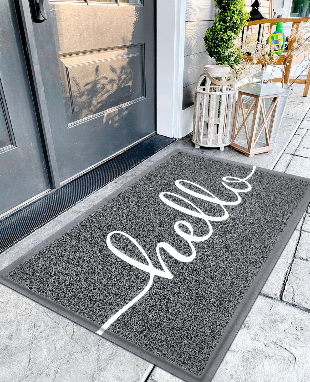 EARTHALL Funny Welcome Mats, Front Door Mat for Outside Entry, Doormat Outdoor/Indoor Entrance, Rugs Entryway Indoor, Outdoor Home Porch Decor 30"x17.5"
