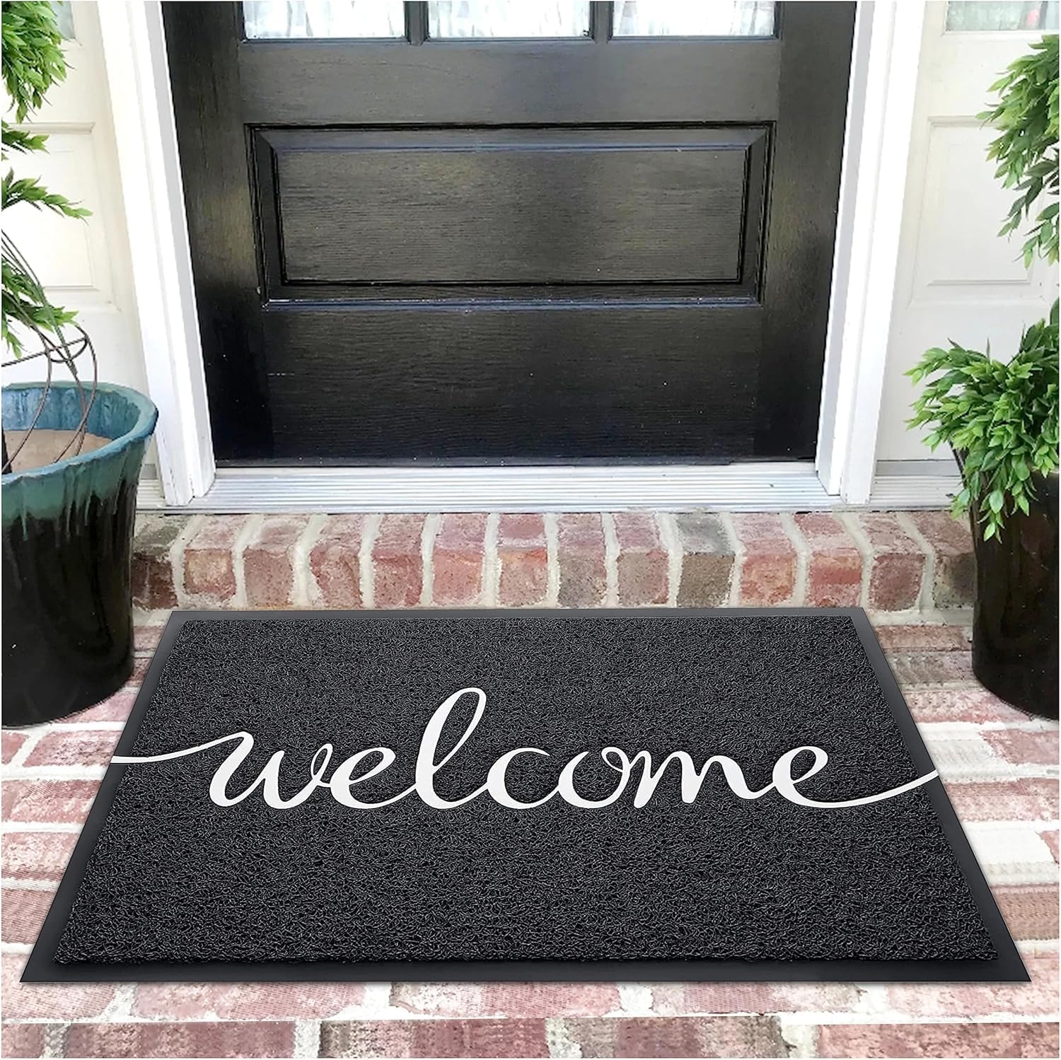 EARTHALL Funny Welcome Mats, Front Door Mat for Outside Entry, Doormat Outdoor/Indoor Entrance, Rugs Entryway Indoor, Outdoor Home Porch Decor 30"x17.5"